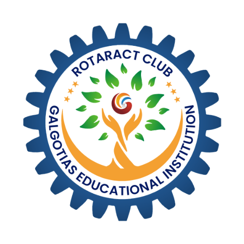 Rotaract Galgotias logo